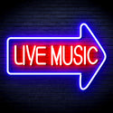advpro-live-music-ultra-bright-led-neon-sign-fnu0337 - Blue & Red
