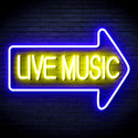 advpro-live-music-ultra-bright-led-neon-sign-fnu0337 - Blue & Yellow