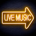 advpro-live-music-ultra-bright-led-neon-sign-fnu0337 - Golden Yellow