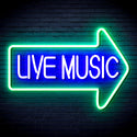 advpro-live-music-ultra-bright-led-neon-sign-fnu0337 - Green & Blue