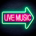 advpro-live-music-ultra-bright-led-neon-sign-fnu0337 - Green & Pink