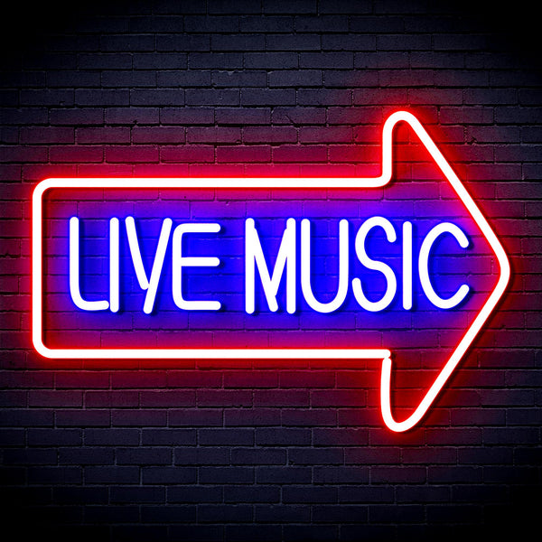 advpro-live-music-ultra-bright-led-neon-sign-fnu0337 - Red & Blue