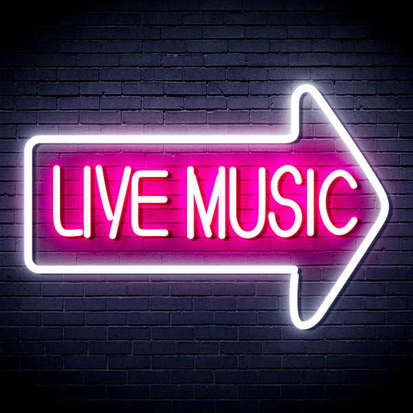 advpro-live-music-ultra-bright-led-neon-sign-fnu0337 - White & Pink