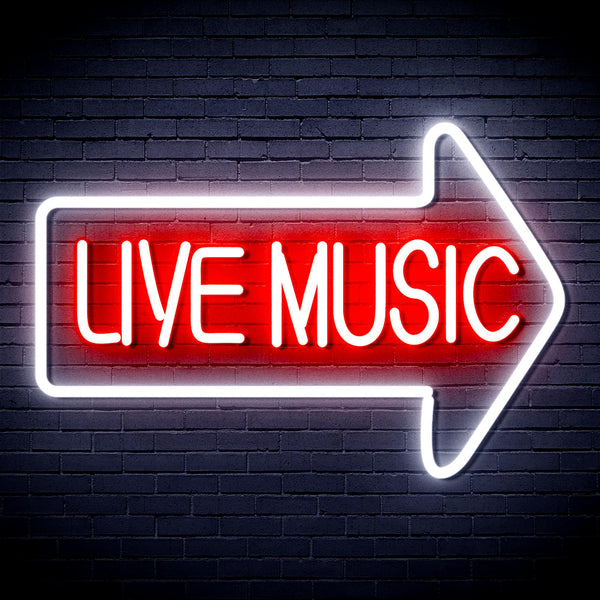 advpro-live-music-ultra-bright-led-neon-sign-fnu0337 - White & Red