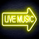 advpro-live-music-ultra-bright-led-neon-sign-fnu0337 - Yellow
