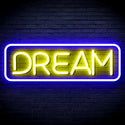 advpro-dream-ultra-bright-led-neon-sign-fnu0338 - Blue & Yellow