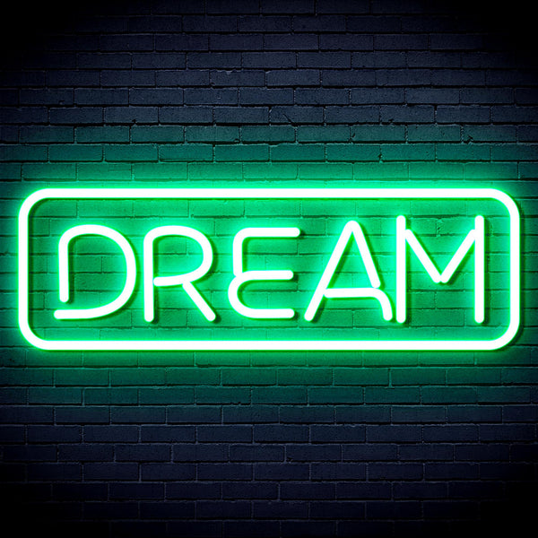 advpro-dream-ultra-bright-led-neon-sign-fnu0338 - Green
