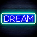 advpro-dream-ultra-bright-led-neon-sign-fnu0338 - Green & Blue