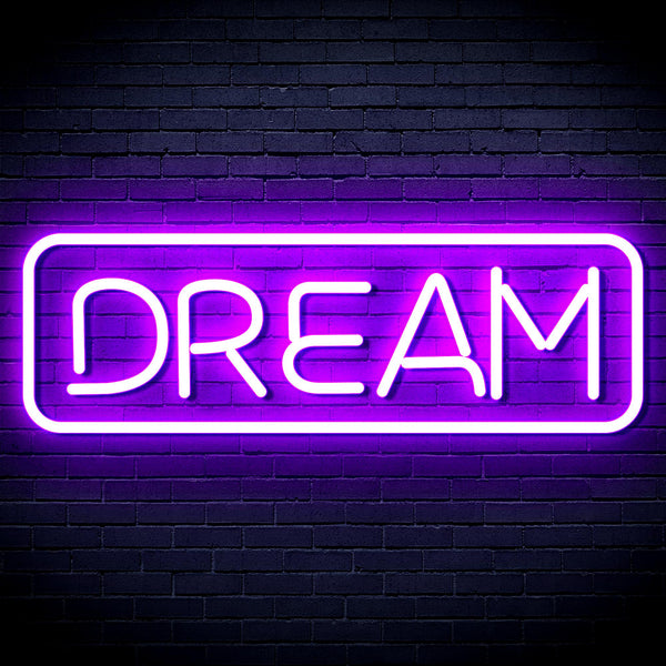 advpro-dream-ultra-bright-led-neon-sign-fnu0338 - Purple