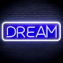 advpro-dream-ultra-bright-led-neon-sign-fnu0338 - White & Blue