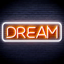 advpro-dream-ultra-bright-led-neon-sign-fnu0338 - White & Orange