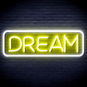 advpro-dream-ultra-bright-led-neon-sign-fnu0338 - White & Yellow
