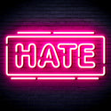 advpro-hate-ultra-bright-led-neon-sign-fnu0340 - Pink