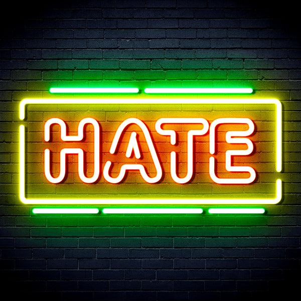 Hate Ultra-Bright LED Neon Sign fnu0340