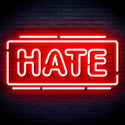 advpro-hate-ultra-bright-led-neon-sign-fnu0340 - Red