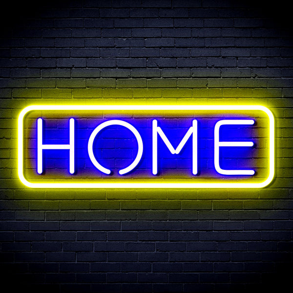 advpro-home-ultra-bright-led-neon-sign-fnu0341 - Blue & Yellow