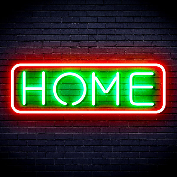 advpro-home-ultra-bright-led-neon-sign-fnu0341 - Green & Red