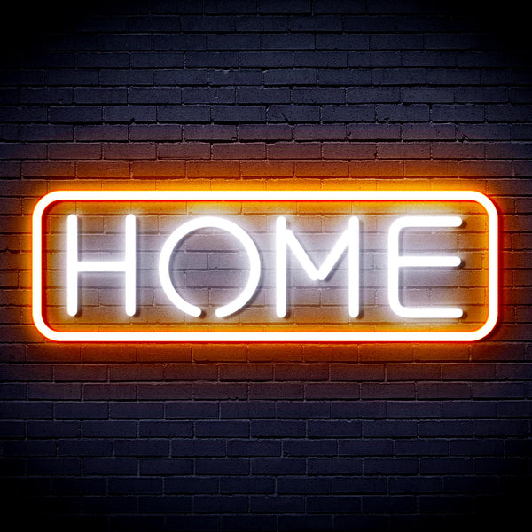 advpro-home-ultra-bright-led-neon-sign-fnu0341 - White & Orange