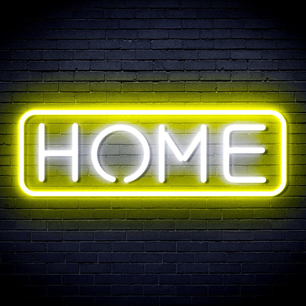 advpro-home-ultra-bright-led-neon-sign-fnu0341 - White & Yellow