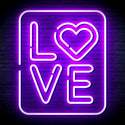 advpro-love-ultra-bright-led-neon-sign-fnu0343 - Purple