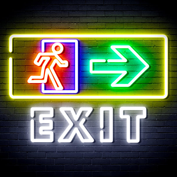 Exit Sign Ultra-Bright LED Neon Sign fnu0344
