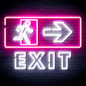 advpro-exit-sign-ultra-bright-led-neon-sign-fnu0344 - White & Pink