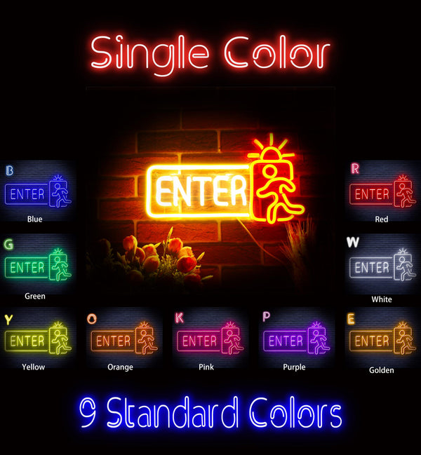 advpro-enter-sign-ultra-bright-led-neon-sign-fnu0345 - Classic