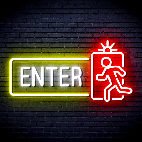 advpro-enter-sign-ultra-bright-led-neon-sign-fnu0345 - Multi-Color 1