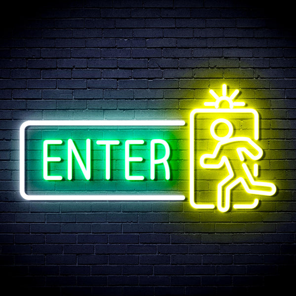 advpro-enter-sign-ultra-bright-led-neon-sign-fnu0345 - Multi-Color 2