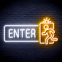 advpro-enter-sign-ultra-bright-led-neon-sign-fnu0345 - White & Golden Yellow