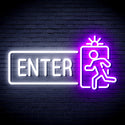advpro-enter-sign-ultra-bright-led-neon-sign-fnu0345 - White & Purple