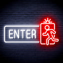 advpro-enter-sign-ultra-bright-led-neon-sign-fnu0345 - White & Red