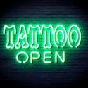 advpro-tattoo-open-ultra-bright-led-neon-sign-fnu0347 - Green