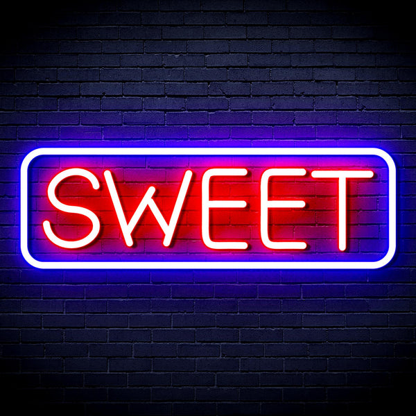 advpro-sweet-sign-ultra-bright-led-neon-sign-fnu0349 - Blue & Red