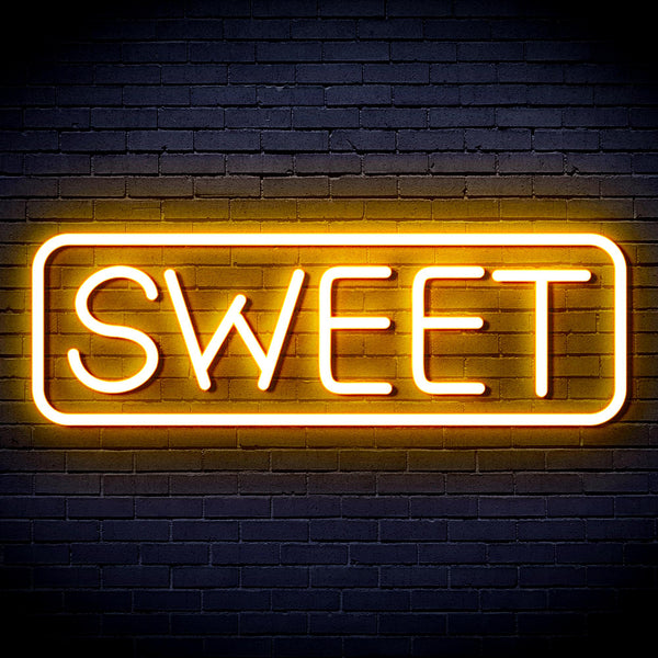 advpro-sweet-sign-ultra-bright-led-neon-sign-fnu0349 - Golden Yellow