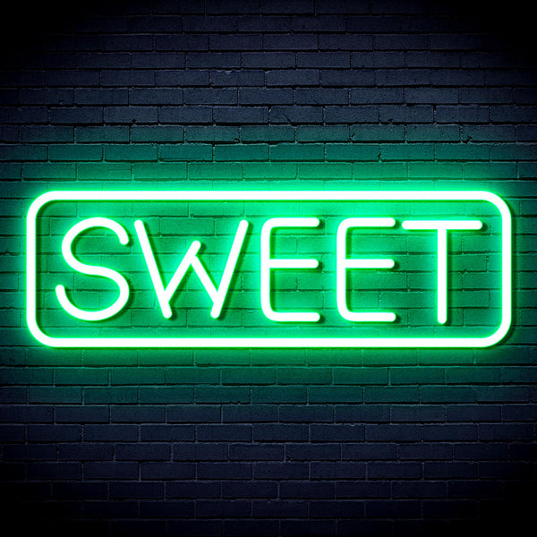 advpro-sweet-sign-ultra-bright-led-neon-sign-fnu0349 - Green