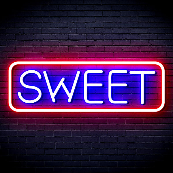 advpro-sweet-sign-ultra-bright-led-neon-sign-fnu0349 - Red & Blue