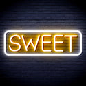 advpro-sweet-sign-ultra-bright-led-neon-sign-fnu0349 - White & Golden Yellow