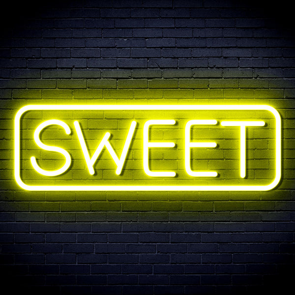 advpro-sweet-sign-ultra-bright-led-neon-sign-fnu0349 - Yellow