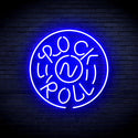 advpro-rock-roll-ultra-bright-led-neon-sign-fnu0350 - Blue