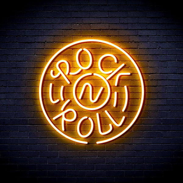 advpro-rock-roll-ultra-bright-led-neon-sign-fnu0350 - Golden Yellow