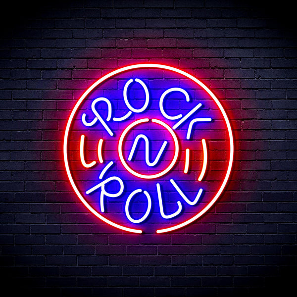 advpro-rock-roll-ultra-bright-led-neon-sign-fnu0350 - Multi-Color 1