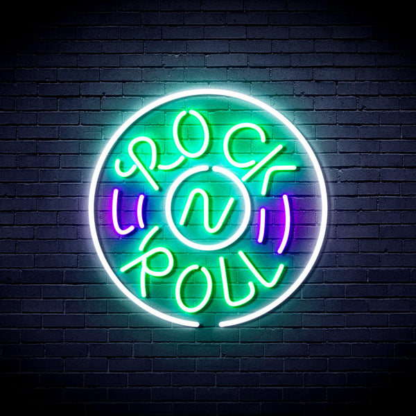 advpro-rock-roll-ultra-bright-led-neon-sign-fnu0350 - Multi-Color 2