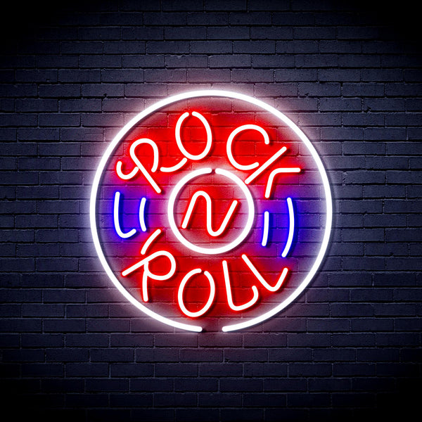 Rock & Roll Ultra-Bright LED Neon Sign fnu0350