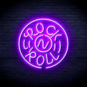 advpro-rock-roll-ultra-bright-led-neon-sign-fnu0350 - Purple