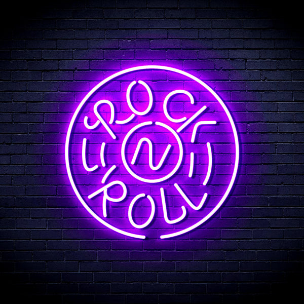 advpro-rock-roll-ultra-bright-led-neon-sign-fnu0350 - Purple