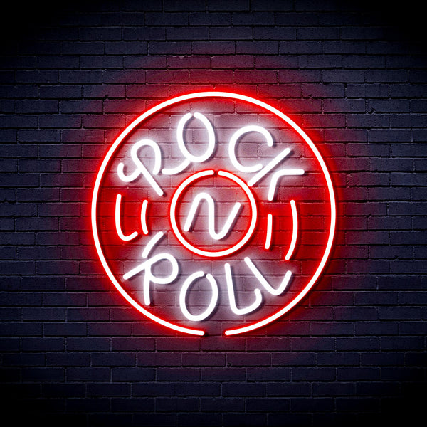 advpro-rock-roll-ultra-bright-led-neon-sign-fnu0350 - White & Red