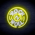 advpro-rock-roll-ultra-bright-led-neon-sign-fnu0350 - White & Yellow