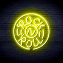 advpro-rock-roll-ultra-bright-led-neon-sign-fnu0350 - Yellow