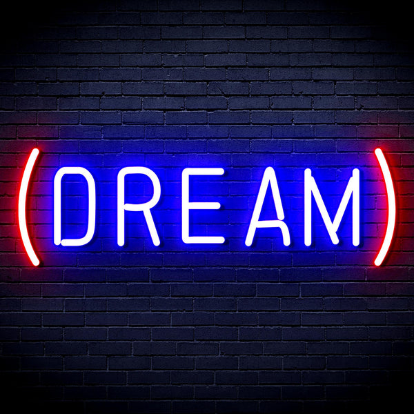 advpro-dream-ultra-bright-led-neon-sign-fnu0351 - Red & Blue